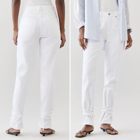 Good American Good Boy Ankle Wrap Jeans - Picture 3 of 14